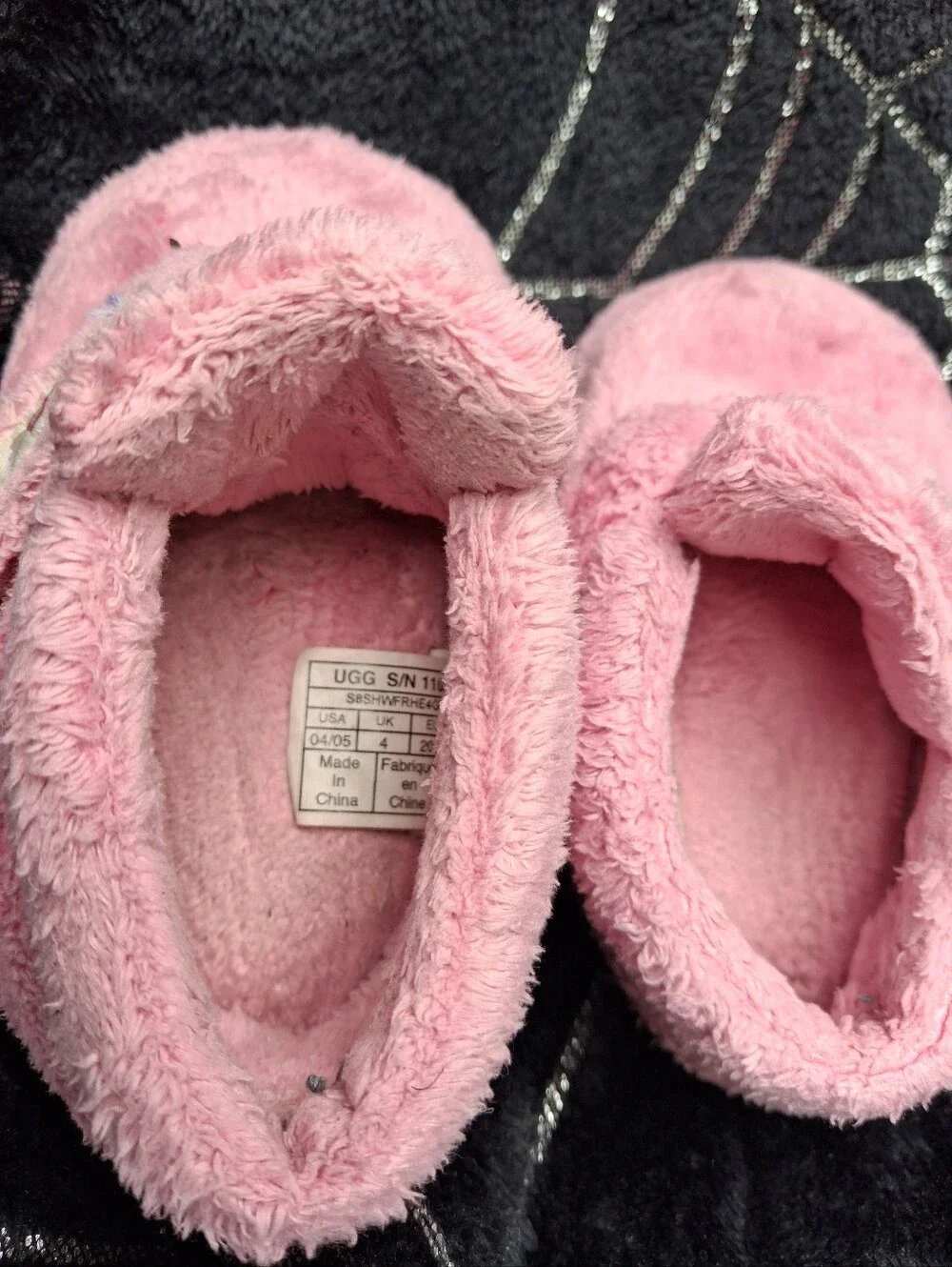 Ugg Pink Toddler Slippers